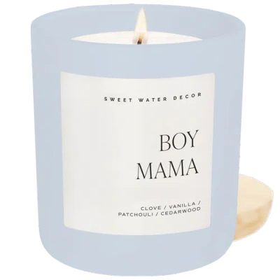 Sweet Water Decor Boy Mama 15 oz Soy Candle