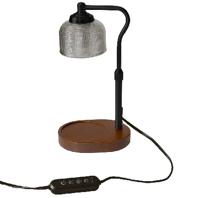 Sweet Water Decor Candle Warmer Lamp With Timer In Wood Base