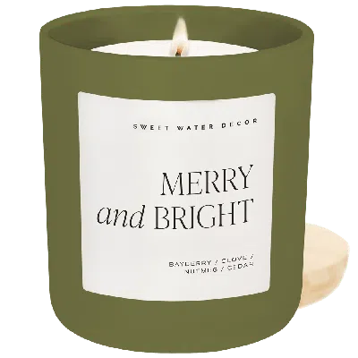 Sweet Water Decor Holiday Candle, 15 oz In Green