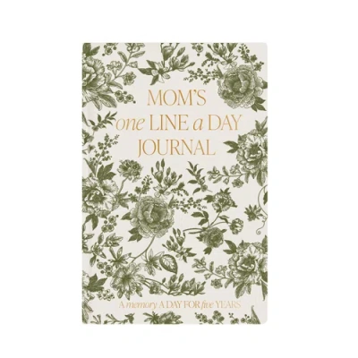 Sweet Water Decor Mom's One Line A Day Journal In Green
