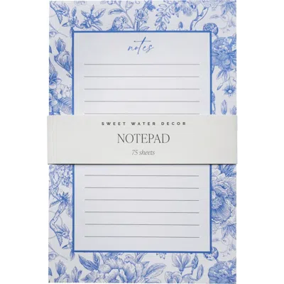 Sweet Water Decor Notepad In Blue