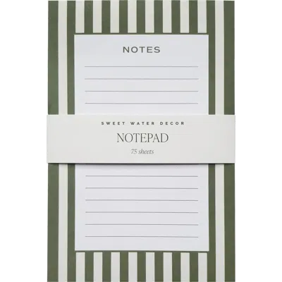 Sweet Water Decor Notepad In Green