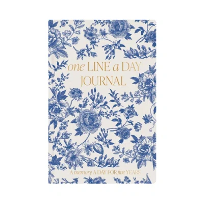 Sweet Water Decor One Line A Day Journal In Blue