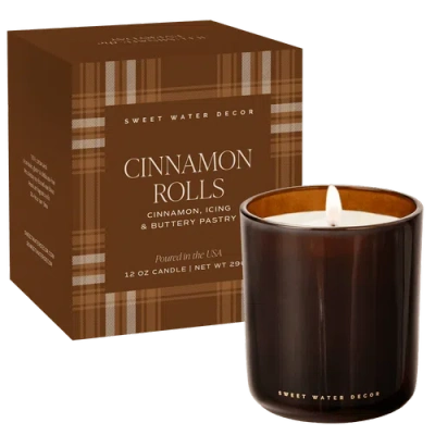 Sweet Water Decor Premium Boxed Fall Candle In Brown