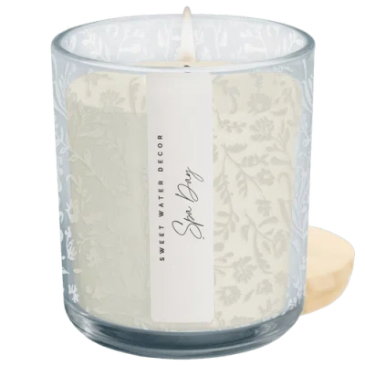 Sweet Water Decor Spring And Summer 12 oz Candle In Blue
