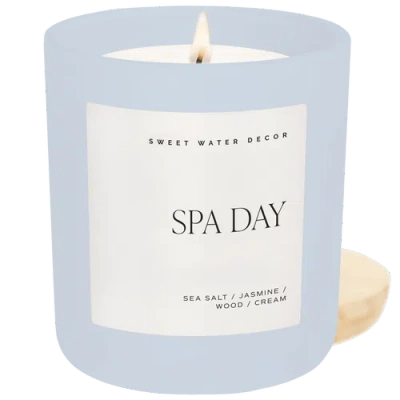 Sweet Water Decor Spring And Summer 15 oz Candles In Blue