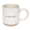 Sweet Water Decor Stoneware Quote Coffee Mug In Love You
