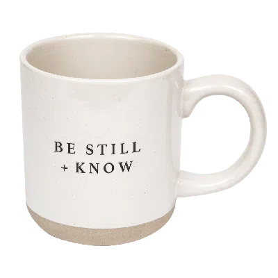 Sweet Water Decor Stoneware Quote Coffee Mug In Multi