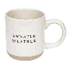 Sweet Water Decor Stoneware Quote Coffee Mug In Sweater Weather