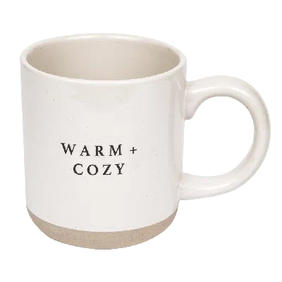 Sweet Water Decor Stoneware Quote Coffee Mug In Warm + Cozy