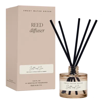 Sweet Water Decor Tinted Glass Reed Diffuser In Neutral