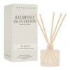 Sweet Water Decor White Translucent Glass Reed Diffuser In White