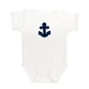 Sweet Wink Anchor Patch Short Sleeve Bodysuit In White
