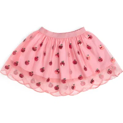 Sweet Wink Babies'  Apple Sequin Scalloped Tutu Skirt In Pink