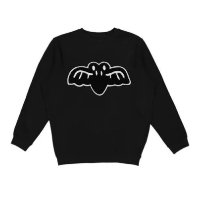 Sweet Wink Kids'  Bat Patch Halloween Sweatshirt In Black