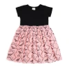 Sweet Wink Bat Trellis Halloween Short Sleeve Tutu Dress In Multi