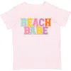 Sweet Wink Beach Babe Patch Short Sleeve T-shirt In Pink