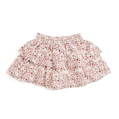 Sweet Wink Babies'  Berry Floral Skort In Pink