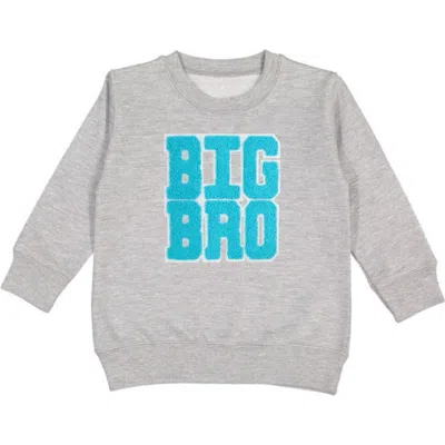 Sweet Wink Kids'  Big Bro Patch Sweatshirt In Grey