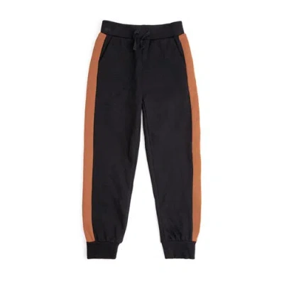 Sweet Wink Kids'  Black And Orange Striped Jogger