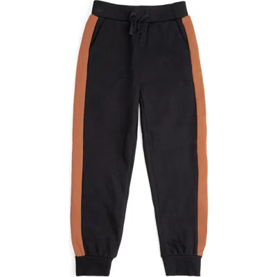 Sweet Wink Babies'  Black And Orange Striped Jogger