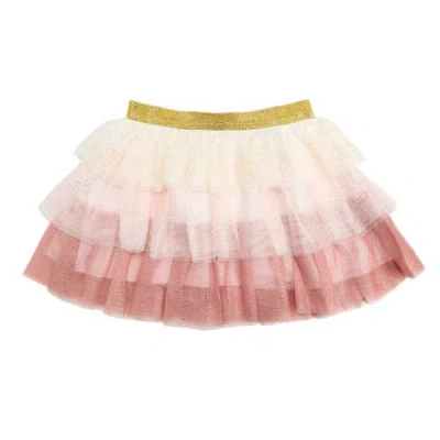 Sweet Wink Girls' Boho Blush Petal Tutu Skirt- Little Kid, Big Kid In Multicolor