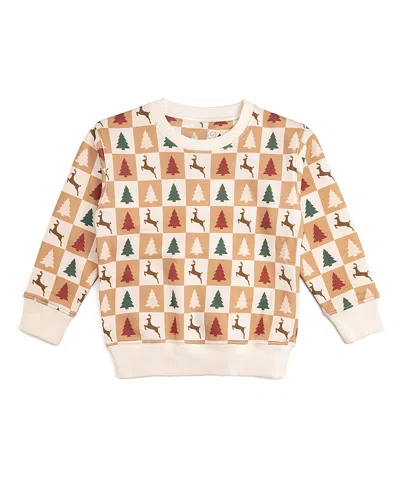 SWEET WINK BOYS' CABIN CHRISTMAS SWEATSHIRT - BABY