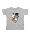 Sweet Wink Boys' Checker Ghost Halloween Short Sleeve T-shirt - Little Kid In Multi