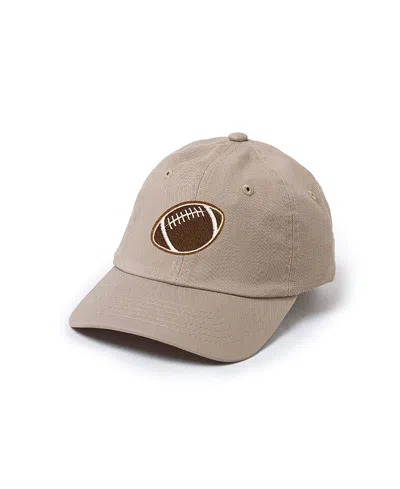 Sweet Wink Boys' Football Patch Baseball Hat - Little Kid, Big Kid In Brown