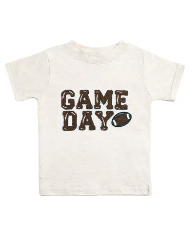 Sweet Wink Boys' Game Day Patch Short Sleeve T-shirt - Little Kid In White