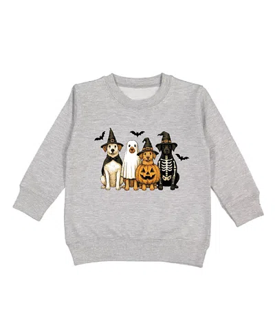 Sweet Wink Boys' Halloween Puppies Sweatshirt - Baby, Little Kid In Gray