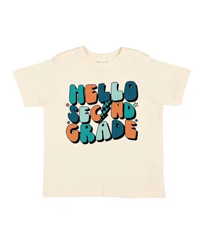 SWEET WINK BOYS' HELLO SECOND GRADE SHORT SLEEVE T-SHIRT - LITTLE KID, BIG KID