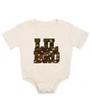 Sweet Wink Boys' Lil Bro Camo Patch Short Sleeve Romper - Baby In Brown