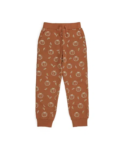 Sweet Wink Boys' Pumpkin Jogger - Baby, Little Kid In Brown
