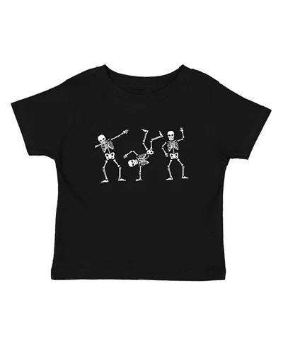 Sweet Wink Boys' Silly Skelly Glow In The Dark Halloween Short Sleeve T-shirt - Baby, Little Kid, Big Kid In Black