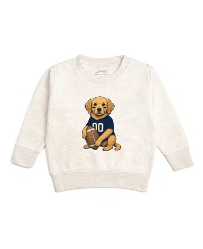 Sweet Wink Boys' Sports Pup Sweatshirt - Baby, Little Kid In Gold