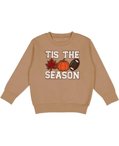 Sweet Wink Boys' Tis The Season Pumpkin Patch Sweatshirt - Little Kid In Mocha