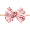 Sweet Wink Candy Cane Confetti Christmas Tulle Bow Baby Headband In Multi