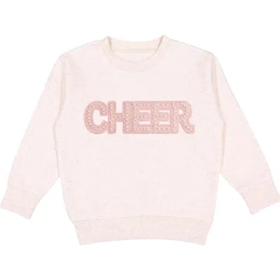 Sweet Wink Kids'  Cheer Pearl Patch Sweatshirt In Pink