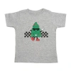 Sweet Wink Christmas Tree Dude Short Sleeve T-shirt In Gray