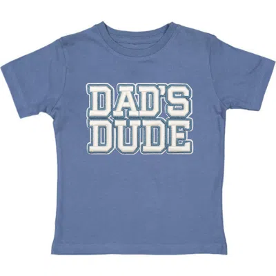 Sweet Wink Boys' Dad's Dude Patch Short Sleeve T-shirt - Little Kid, Big Kid In Blue