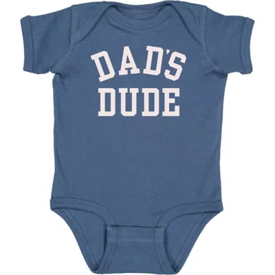 Sweet Wink Babies'  Dad's Dude Short Sleeve Bodysuit In Indigo