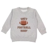 Sweet Wink Dad's Football Buddy Sweatshirt In Gray