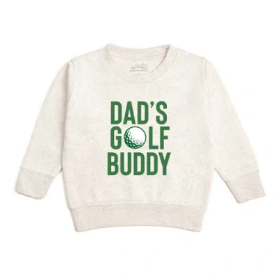 Sweet Wink Kids'  Dad's Golf Buddy Sweatshirt In White
