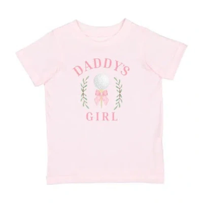 Sweet Wink Girls' Daddy's Golf Short Sleeve T-shirt - Little Kid, Big Kid In Pink