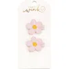 Sweet Wink Daisy Flower Clip Set In White