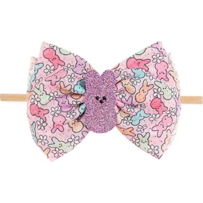 Sweet Wink Easter Peeps Tulle Bow Baby Headband In Multicolor