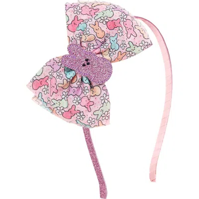 Sweet Wink Babies'  Easter Peeps Tulle Bow Headband In Multicolor