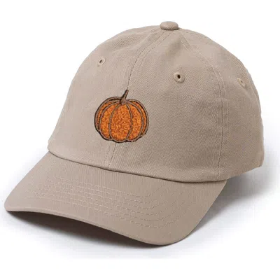 Sweet Wink Kids'  Embroidered Pumpkin Patch Baseball Hat In Neutral
