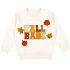 Sweet Wink Fall Babe Fun Patch Sweatshirt In Neutral